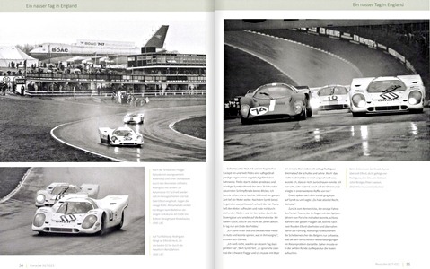 Pages du livre Porsche 917: 917-023 - eine Auto-Biographie (1)