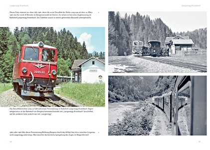 Strony książki Die Geschichte der Bregenzerwaldbahn (1)
