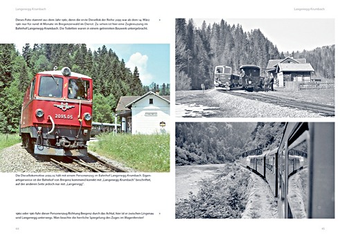 Páginas del libro Die Geschichte der Bregenzerwaldbahn (1)