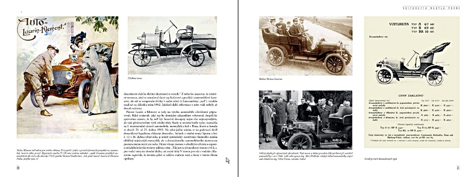 Pages of the book Historie automobilu Škoda - od roku 1905 (2)