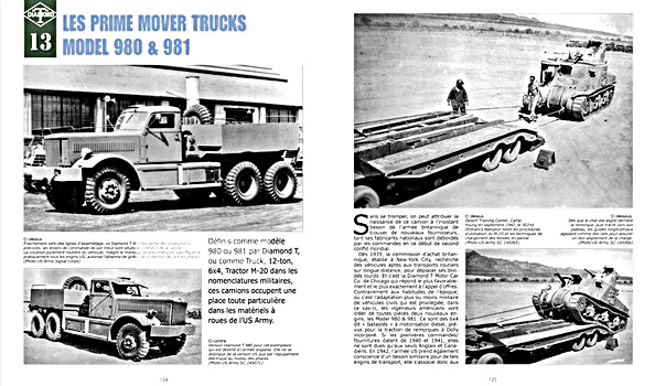 Pages du livre Les vehicules Diamond T de l'U.S. Army (2)