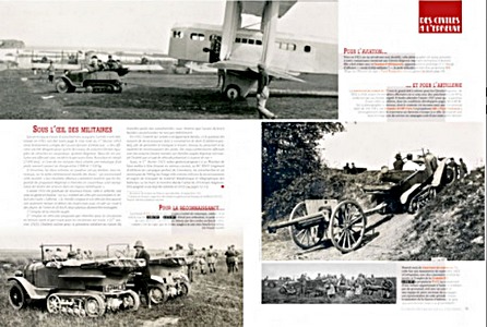 Bladzijden uit het boek Le grand album des Citroën-Kégresse sous l'uniforme (1)