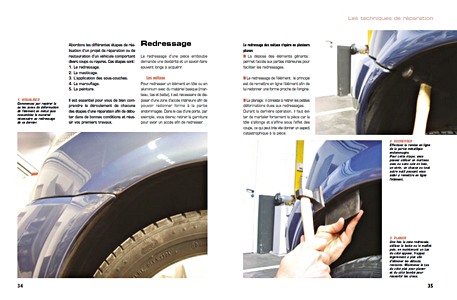 Páginas del libro Préparation et peinture carrosserie auto (2ème édition) (1)