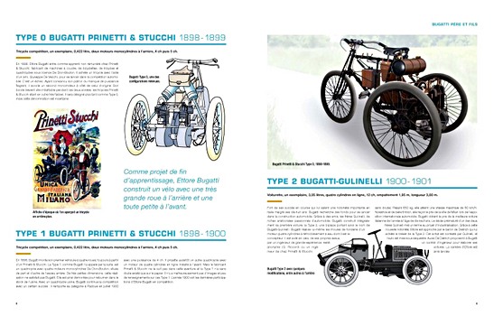 Pages of the book Bugatti - Panorama illustre des modeles (1)