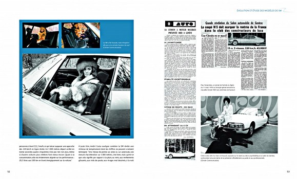 Bladzijden uit het boek Citroen SM (1)