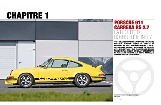 Bladzijden uit het boek Porsche RS, la competition en filigrane (1)