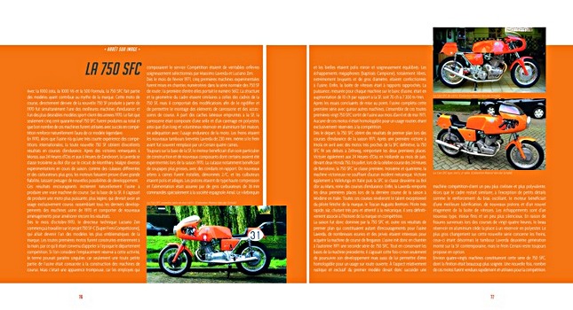 Strony książki Motos Laverda - Les motos mythiques de Breganze (2)