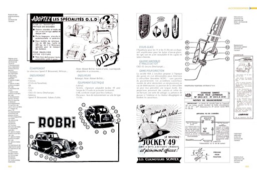 Strony książki Le Guide Traction 11 et 15-Six (1947-1957) (1)