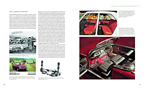 Bladzijden uit het boek Peugeot 204 et 304, une révolution à Sochaux (1)