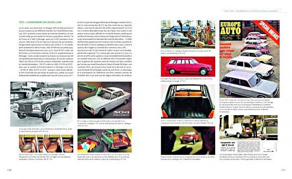 Páginas del libro Peugeot 204 et 304, une révolution à Sochaux (2)