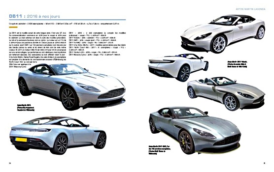 Pages du livre Aston Martin - Panorama des modeles (2)