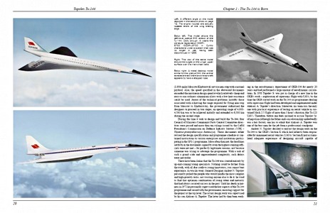 Pages du livre Tupolev Tu-144 : The Soviet Supersonic Airliner (1)