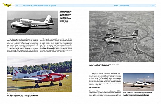 Bladzijden uit het boek Twin Cessna: The Cessna 300 and 400 Series (1)