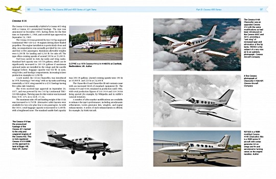 Bladzijden uit het boek Twin Cessna: The Cessna 300 and 400 Series (2)