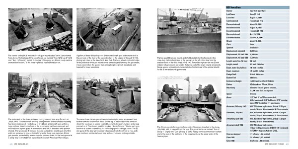 Seiten aus dem Buch USS Iowa (BB-61) - The Story of "The Big Stick" (1)