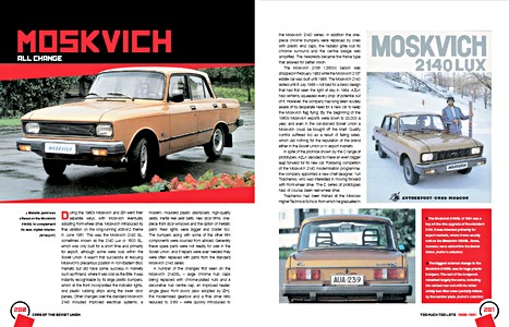 Strony książki Cars of the Soviet Union: The Definitive History (2)