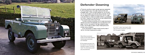 Strony książki Defender - Land Rover's Legendary Off-roader (1)