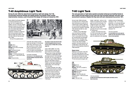 Páginas del libro Russian Tanks of World War II : 1939-1945 - Tanks, Self-propelled Guns (1)