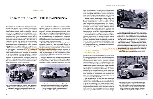 Pages du livre Triumph TR6: The Complete Story (1)