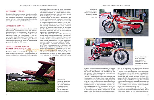 Bladzijden uit het boek A-Z of Italian Motorcycle Manufacturers (1)