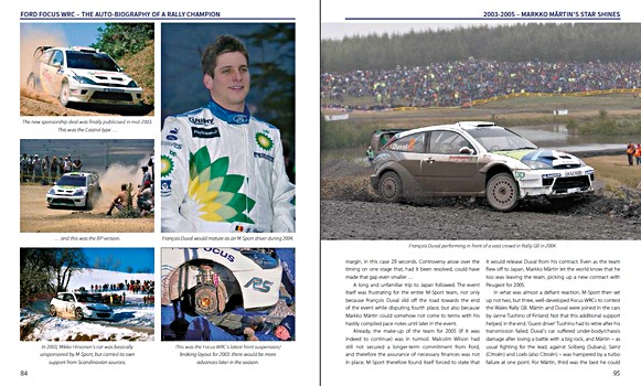 Pages of the book Ford Focus WRC: Auto-biography of a rally champion (2)