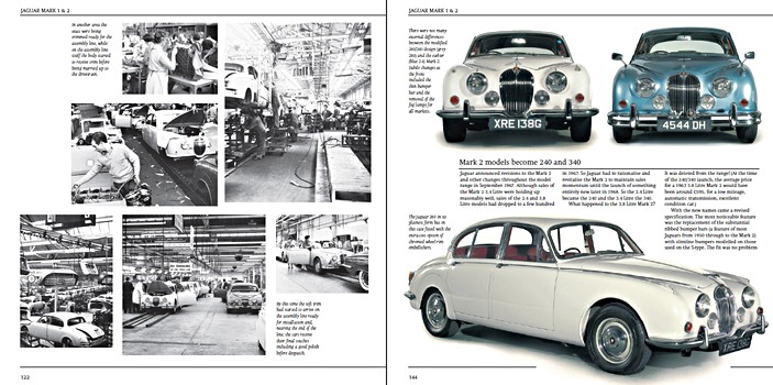 Pages of the book Jaguar Mark 1 & 2: A Celebration of Jaguar's Classic (1)