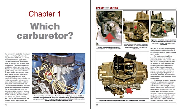 Páginas del libro How to Build & Power Tune Holley Carburetors (1)