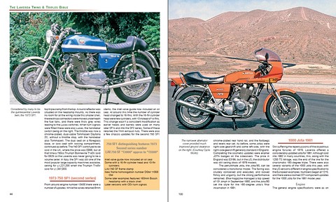 Seiten aus dem Buch Laverda Twins & Triples Bible - 650 & 750 cc Twins, 1000 & 1200 cc Triples (2)
