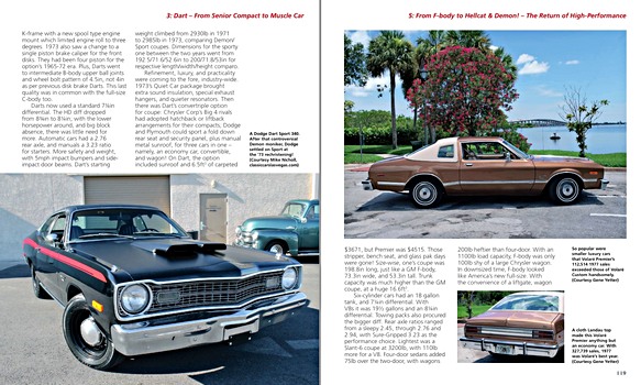 Pages du livre Mopar Muscle - Barracuda, Dart & Valiant 1960-1980 (2)