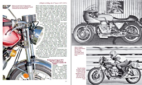 Pages of the book The Moto Guzzi Sport & Le Mans Bible (1)