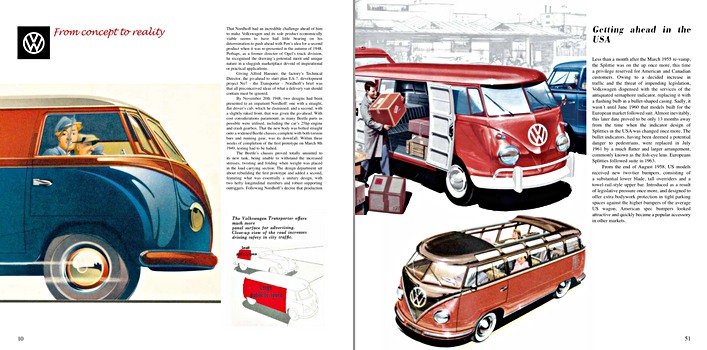 Pages of the book VW Bus - 40 Years of Splitties, Bays & Wedges (1)