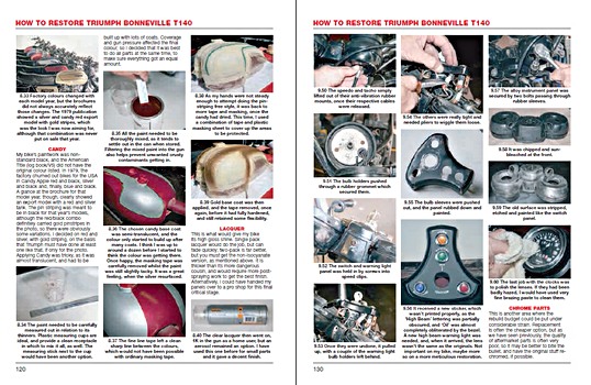 Bladzijden uit het boek How to restore: Triumph Bonneville T140 (1973-1983) (1)