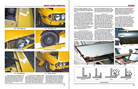 Páginas del libro How to restore: Classic Car Bodywork - Tips, techniques & step-by-step procedures (Veloce Enthusiast's Restoration Manual) (1)