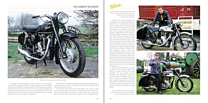 Pages du livre Velocette Motorcycles - MSS to Thruxton (3rd Edition) (2)