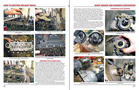 Páginas del libro How to restore: Reliant Regal (1962-1973) - Your step-by-step colour illustrated guide to body, trim & mechanical restoration (Veloce Enthusiast's Restoration Manual) (2)