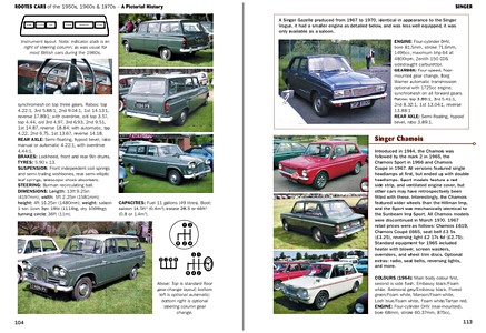 Páginas del libro Rootes Cars of the 50s, 60s & 70s - Hillman, Humber, Singer, Sunbeam & Talbot - A Pictorial History (2)