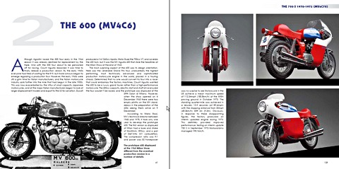 Bladzijden uit het boek The Book of the Classic MV Agusta Fours (1)