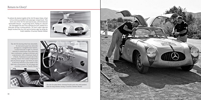 Bladzijden uit het boek Return to Glory! - The Mercedes 300 SL Racing Car (1)