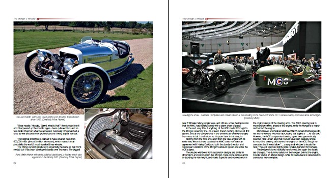 Strony książki The Morgan 3 Wheeler : Back to the Future! (1)