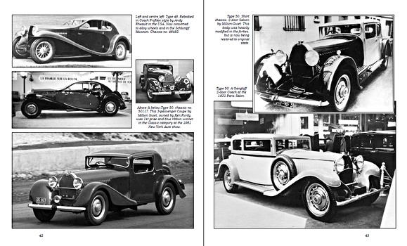 Bladzijden uit het boek Bugatti Type 46 & 50 : The Big Bugattis (1)