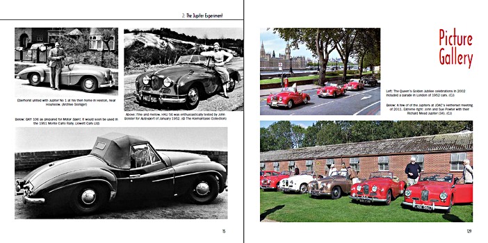 Bladzijden uit het boek Jowett Jupiter - The Car That Leaped to Fame (1)