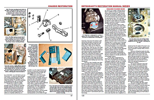 Pages du livre How to restore: Triumph TR2, 3, 3A, 4 & 4A (2)