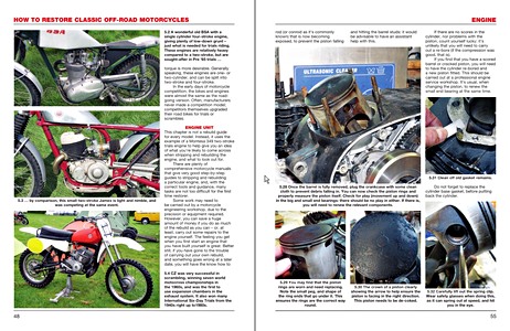 Bladzijden uit het boek How to restore: Classic Off-Road Motorcycles (2)