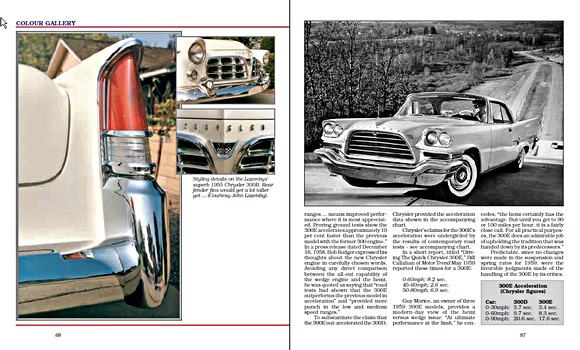 Pages of the book Chrysler 300: "America's Most Powerful Car" (2)