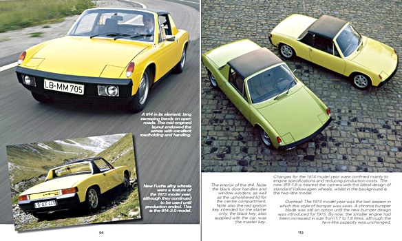 Strony książki Porsche 914 & 914-6: The Definitive History (1)