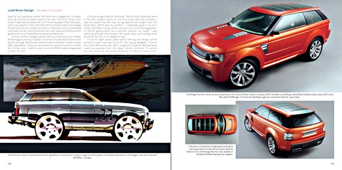 Strony książki Land Rover Design - 70 years of success (1)