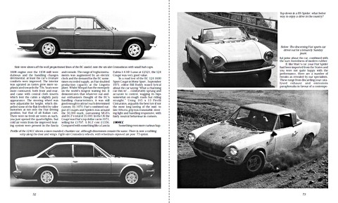 Pages du livre Fiat & Abarth 124 Spider & Coupe (1)