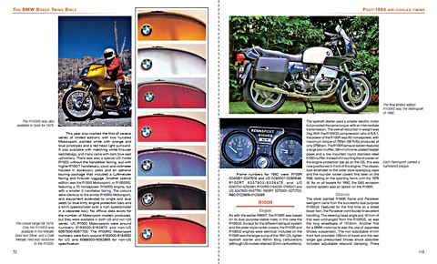 Páginas del libro The BMW Boxer Twins Bible - All air-cooled models 1970-1996 (except R45, R65, G/S & GS) (2)