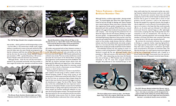 Pages du livre Honda V4 - The Complete Four-Stroke Story (1)