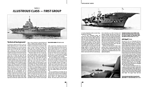 Bladzijden uit het boek British Aircraft Carriers (1)